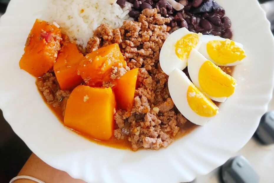 Carne moída com abóbora suculenta demais e apaixonante