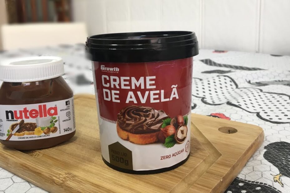 Creme de avelã sem açúcar perfeito para as receitas de crianças