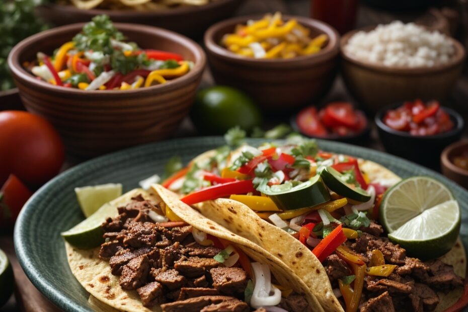 Fajitas Tex-Mex Autênticas: Sabor da Fronteira EUA-México!