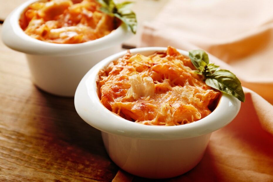 Fettuccine com frango ao molho de páprica