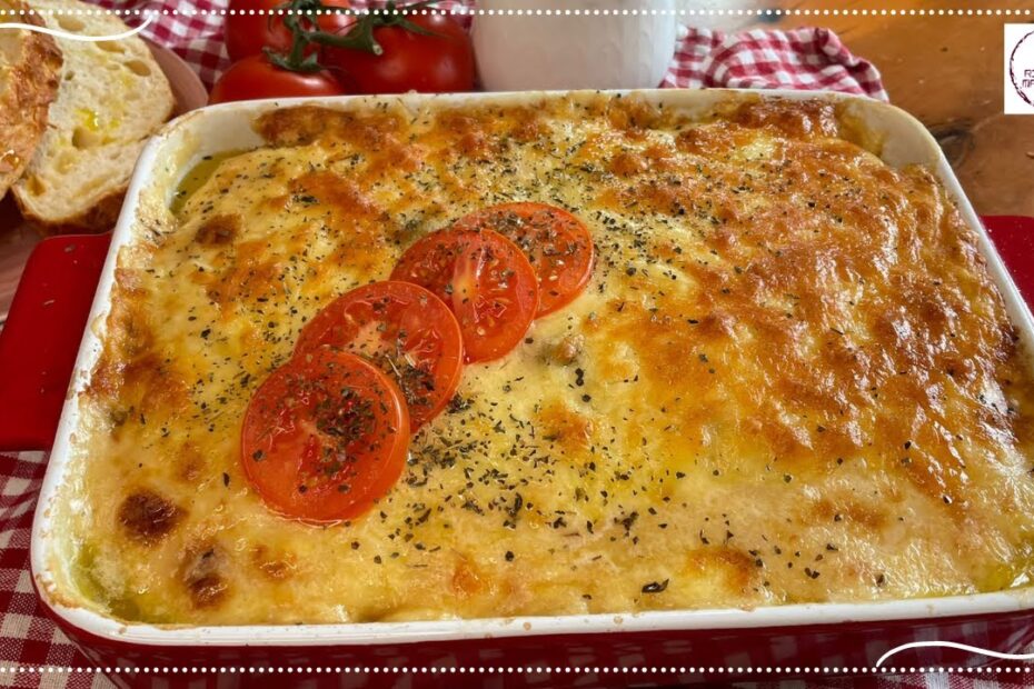 Gratinado de peixe receita fácil e bem douradinha