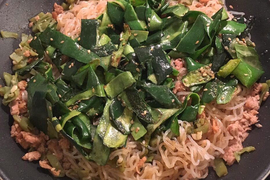 Noodles com feijão-verde é prático e um ótimo lanchinho