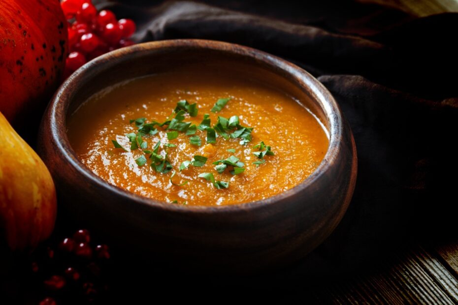 Sopa de abóbora picante com receita típica bem mais fácil que imagina