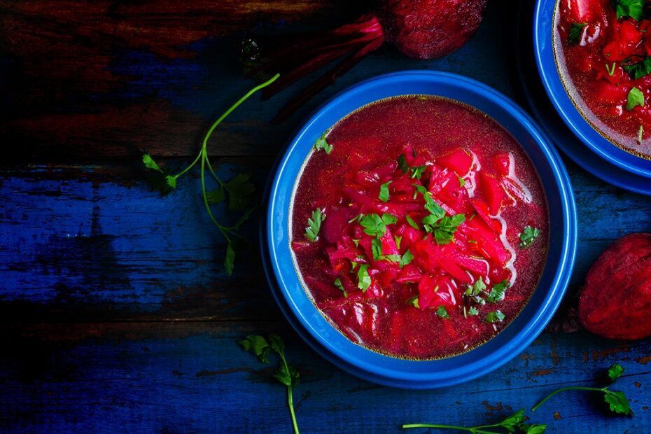 Sopa de beterraba cremosa no liquidificador [receita]