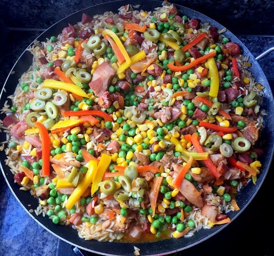 Paella caipira do jeito mais fácil ganhou minha família