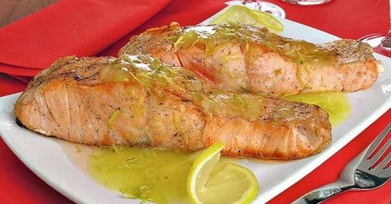 Receita de salmão ao limão bem simples