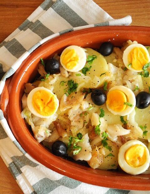 Bacalhau à Gomes de Sá de Natal