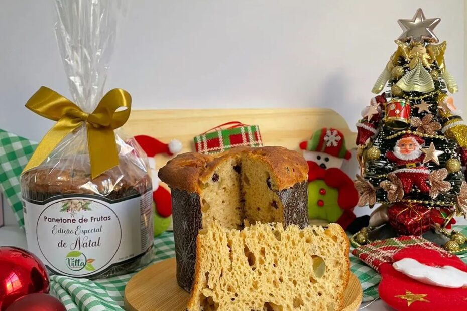 Esse panetone sem glúten fica delicioso demais