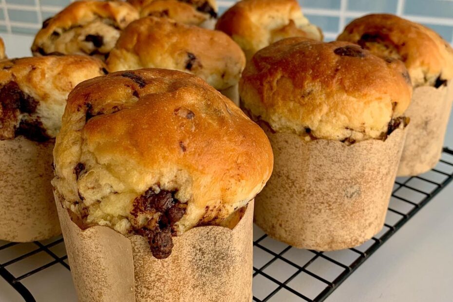 Receita de mini panetone de chocolate ótimo demais