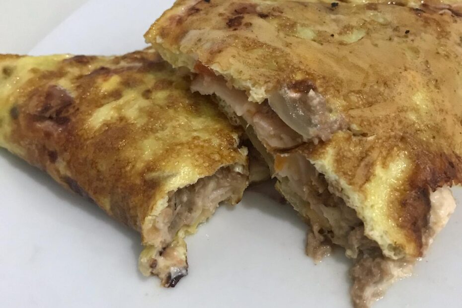 Receita de omelete com atum muito prática