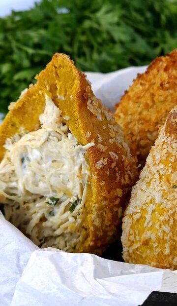 Faça essa coxinha de abóbora com farinha de aveia