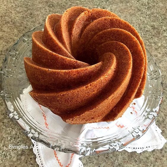 Receita de bolo de fubá da mamãe que amamos demais