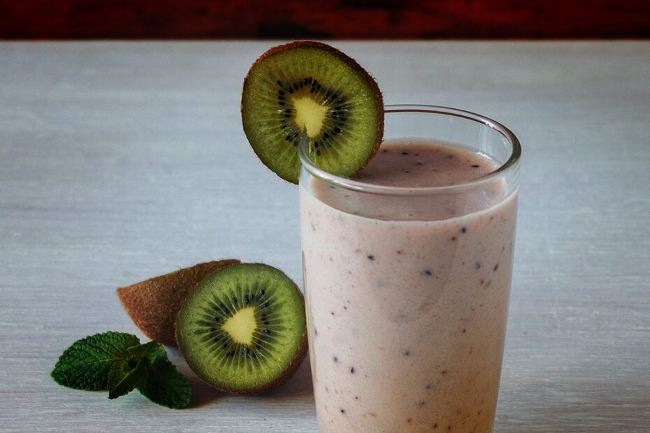 Receita de vitamina de banana e kiwi para emagrecer