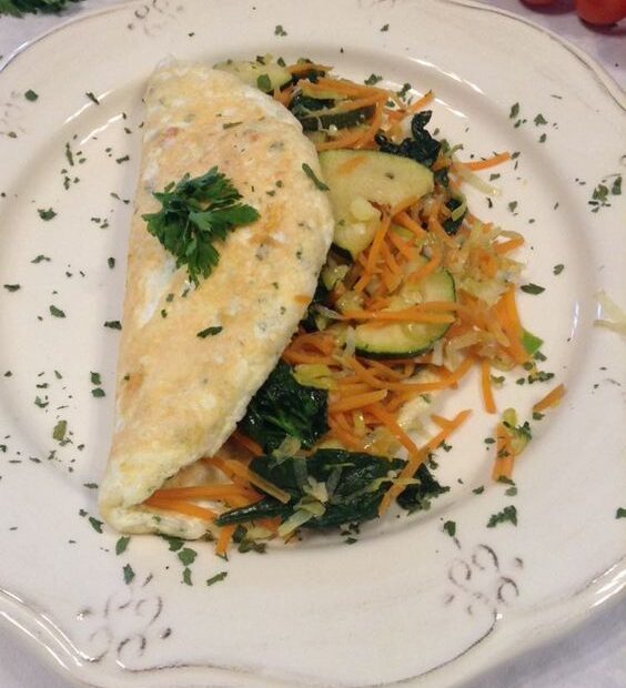 Omelete de claras fit para fazer de café para nossos velhinhos