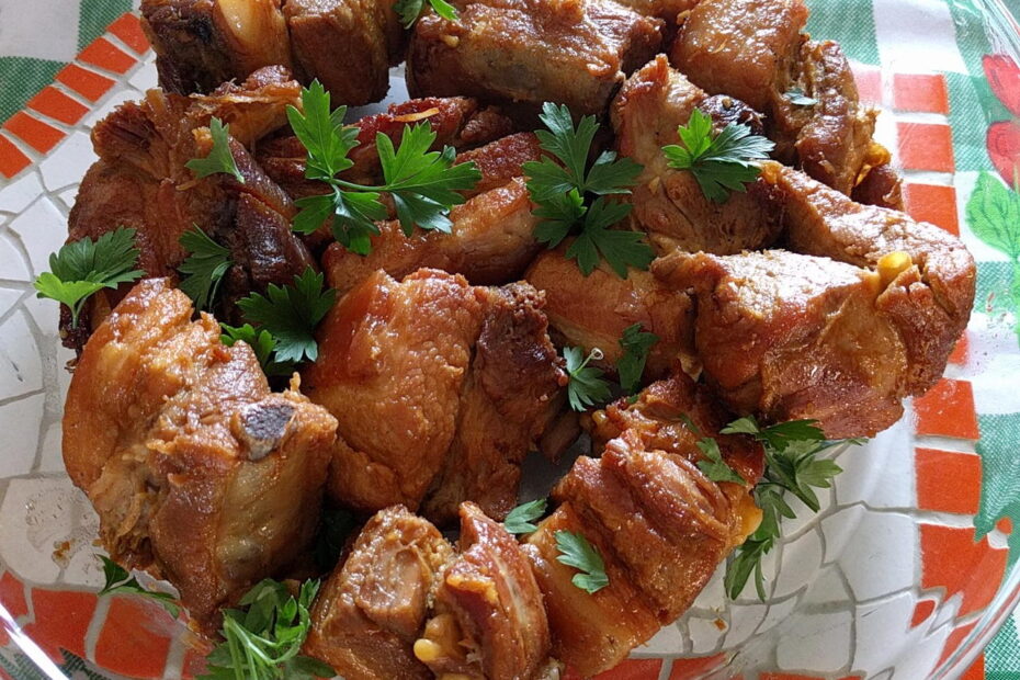 Carne de porco na pressão é a receita preferida do meu marido